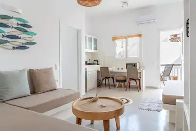 Image de Appartement \"Kleris 4 Tinos\" avec terrasse partagée, Wi-Fi et climatisation