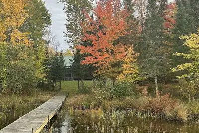 Image de Cozy Woodland Getaway with Lake Frontage
