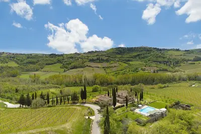 La Capanna - Radda in Chianti. Newly renovated \nstone farmhouse with pool & A/C