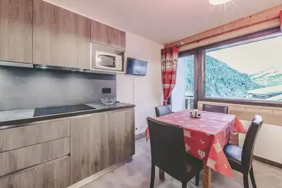 Image de Studio confortable pour 3 avec Wifi, parking proche télécabine