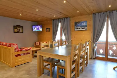 Image de Appartement Châtel 3 pièces, 4 pers, proche remontées, balcon, jardin, parking, Wifi, équipements complets