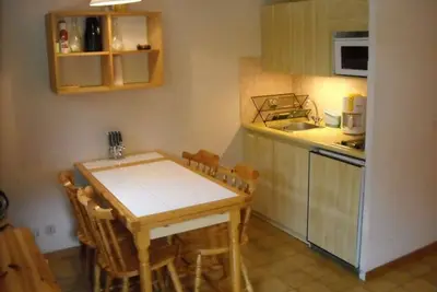 Image de Studio Châtel, 4 pers, balcon, proche télécabine Linga, parking, coin cuisine équipé