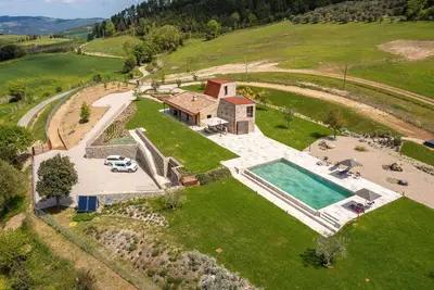 Image de Maison d’Hôtes à Volterra avec 3 chambres à coucher, 6 couchages