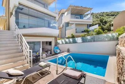 Image de Appartement \"Lefkada A\" avec vue sur la mer, Wi-Fi et climatisation