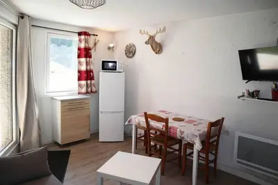 Image de À 100m des pistes de ski, 1er étage, vue montagne, balcon, télévision, 25m², Les Orres