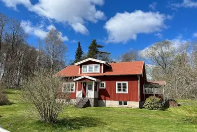 Image de House on a farm near the lake, forest and the town of Växjö