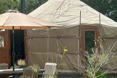 Cosy off-grid yurt in Pembrokeshire - A chance to be ‘in’ the landscape.