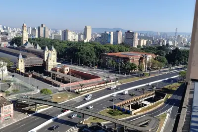 Image de Studio Centro Histórico São Paulo em Frente ao Metrô Luz Vista Linda da Cidade
