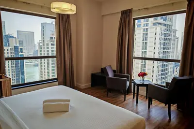 Image de 3br+Maid with marina view in Jbr
