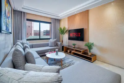 Image de Appart Hyper-Centre Gueliz - Wifi - Netflix