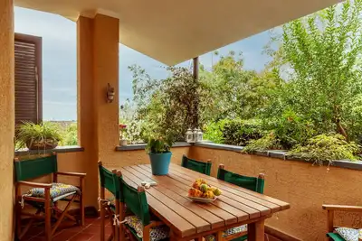 Image de Maison de vacances 'La Casa Dei Gerani' avec terrasse privée, jardin privé et Wi-Fi