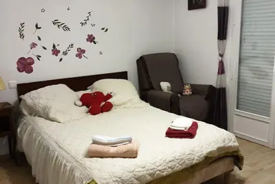 Image de chambre  maison de ville à Lourdes 10mn du sanctuaire 15 kms des pistes de skis