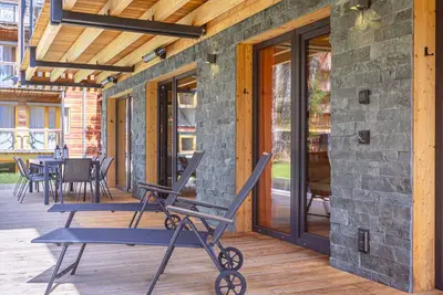 Image de Confortable appartement pour 8 personnes avec Wifi, Tv, terrasse, vue panoramique et parking