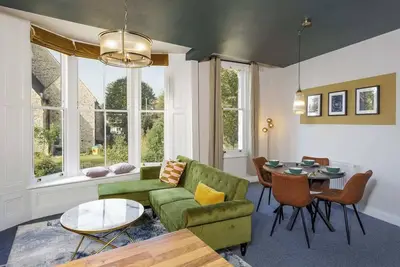 Well appointed one bedroom with a beautiful view of St. Jude's