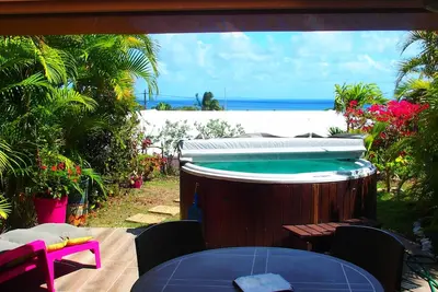 Image de Mi Plisi, charme*** jardin, jacuzzi, vue mer, 2 ch. clim', 2 sdb, cuve-tampon