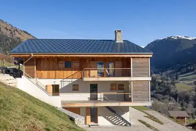 Image de Chalet 'Les Galetas Du Mont Blanc' avec terrasse privée, balcon et Wi-Fi
