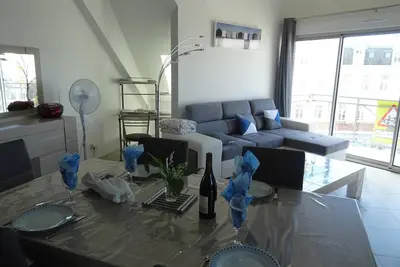 Homerez - Appartement convivial à Berck avec vue sur mer (72m²) + Balcon