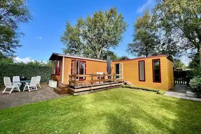 Image de Modernes Chalet im Park Campanula mit Schönem Garten mit Privatsphäre, 4 Personen, Wlan