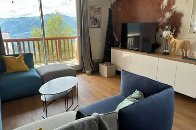 Image de Duplex Xxl 12 personnes front de neige Peisey Les Arcs, 50 m Esf