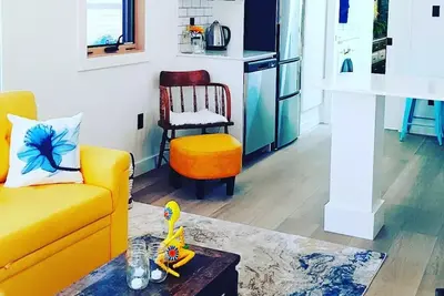 A natural modern Oasis awaits! \nPrivate patio and balcony! \nA unique gem! \n