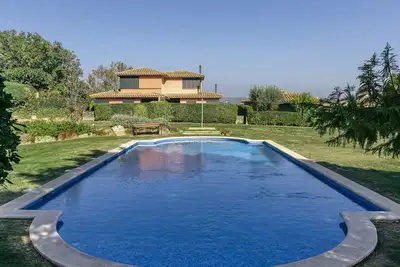 Image de Maison de vacances 'Villa Valerie' avec vue sur la montagne, piscine partagée et Wi-Fi
