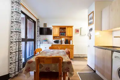 Image de Appt 4 pers au pied des pistes, terrasse