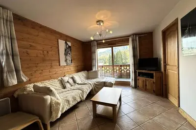 Image de Situé au pied des pistes de Morillon 1100