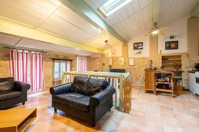 Image de Maison de vacances 'L'atelier - Gîte La Tournerie' avec piscine partagée, terrasse privée et Wi-Fi