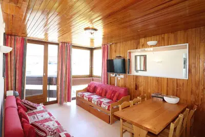 Image de Tignes - Appartement 2 pièces, 37m², 5 pers, ski aux pieds, balcon, WiFi, parking options