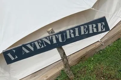Image de Camping La Bêle et Toile Tente L' aventurière