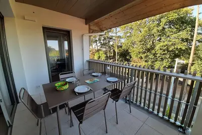Image de Charmant appartement neuf à Capbreton avec balcon, Wifi, et parking sécurisé pour 5 personnes