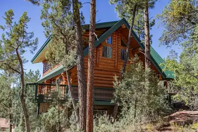 Image de New Build Modern Log Cabin in the Heart of Pine on 2 acres of secluded Forest