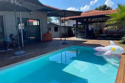 Image de L'Oustau coco 3* piscine & confort près des plages à Mimizan