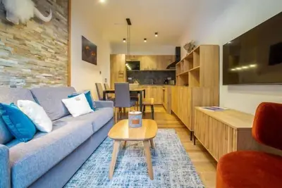 Image de Rez-de-chaussée, terrasse, télévision, 42m², Morzine
