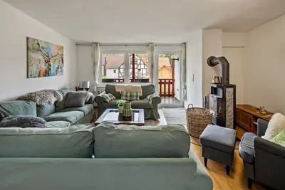 Image de Maison de vacances 'Vogelsberger Bett Köddingen' avec terrasse privée, jardin privé et Wi-Fi