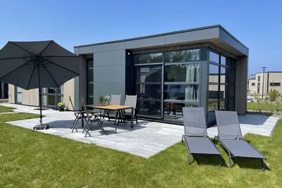 Image de Top-modernes Chalet Meeresblick mit Großem Garten am Ijsselmeer