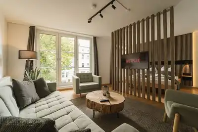 Image de Stilvolles Apartment in Magdeburg Stadtfeld Wlan Tiefgarage Netflix