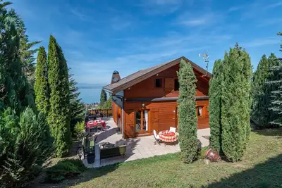 Image de Chalet Panoramique Avec Sauna Avec vue sur le Lac Leman et Montagnes