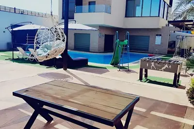 Image de Tala Villa Dead Sea\nPrivate 3 bedrooms chalet, private pool, kids playing area