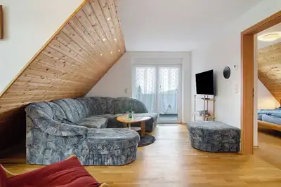 Image de Appartement '4 Zimmer Ferienwohnung Strobel' avec jardin partagé, balcon et Wi-Fi
