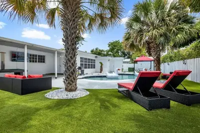 Image de Miami Centric House 5Bed/3Bath Pool/Bbq/5min Beach