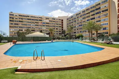 Appartement de vacances 'Los Molinos 538' avec vue sur la mer, piscine privée et Wi-Fi