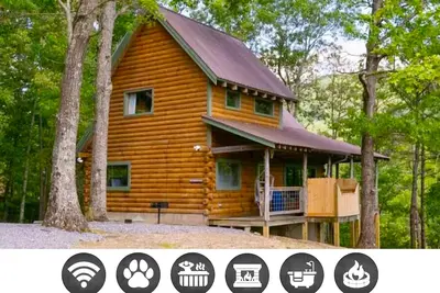 Evie's Mountain Castle: Free Attraction Tickets, Pet Friendly, Hot Tub & Close to Cades Cove