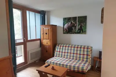 Studio confortable pour 4 à Vallandry, centre station et près des pistes