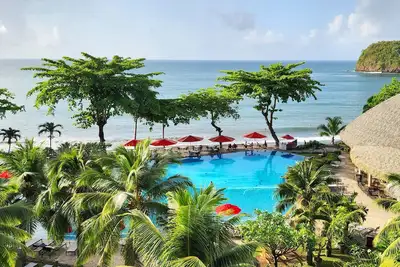 Image de Poema's Beach Duplex by Tahiti Homes®. Magnifique appartement avec vue mer.