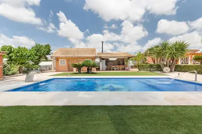 Image de Maison de vacances 'Finca Sol Del Sur' avec vue sur la montagne, Wi-Fi et climatisation