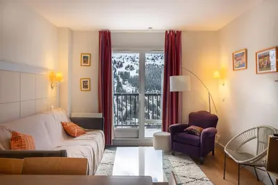 Image de Appartement \"Flaine - 7 Personnes\" avec vue montagne et terrasse privée