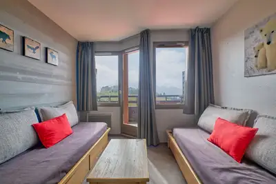 Image de Appartement \"Duplex\" avec vue sur les montagnes et piscine partagée